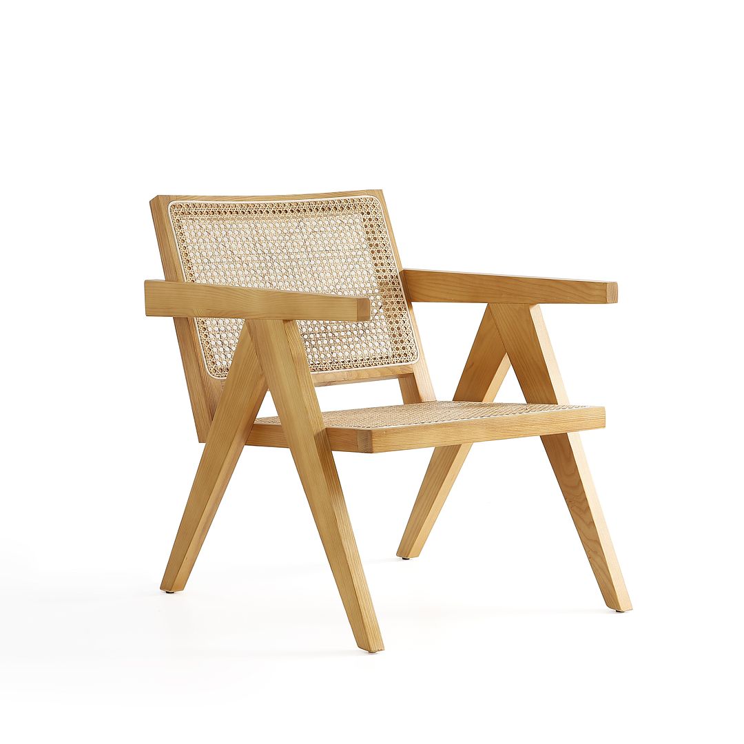 Manhattan Comfort Hamlet Cane Accent Chair