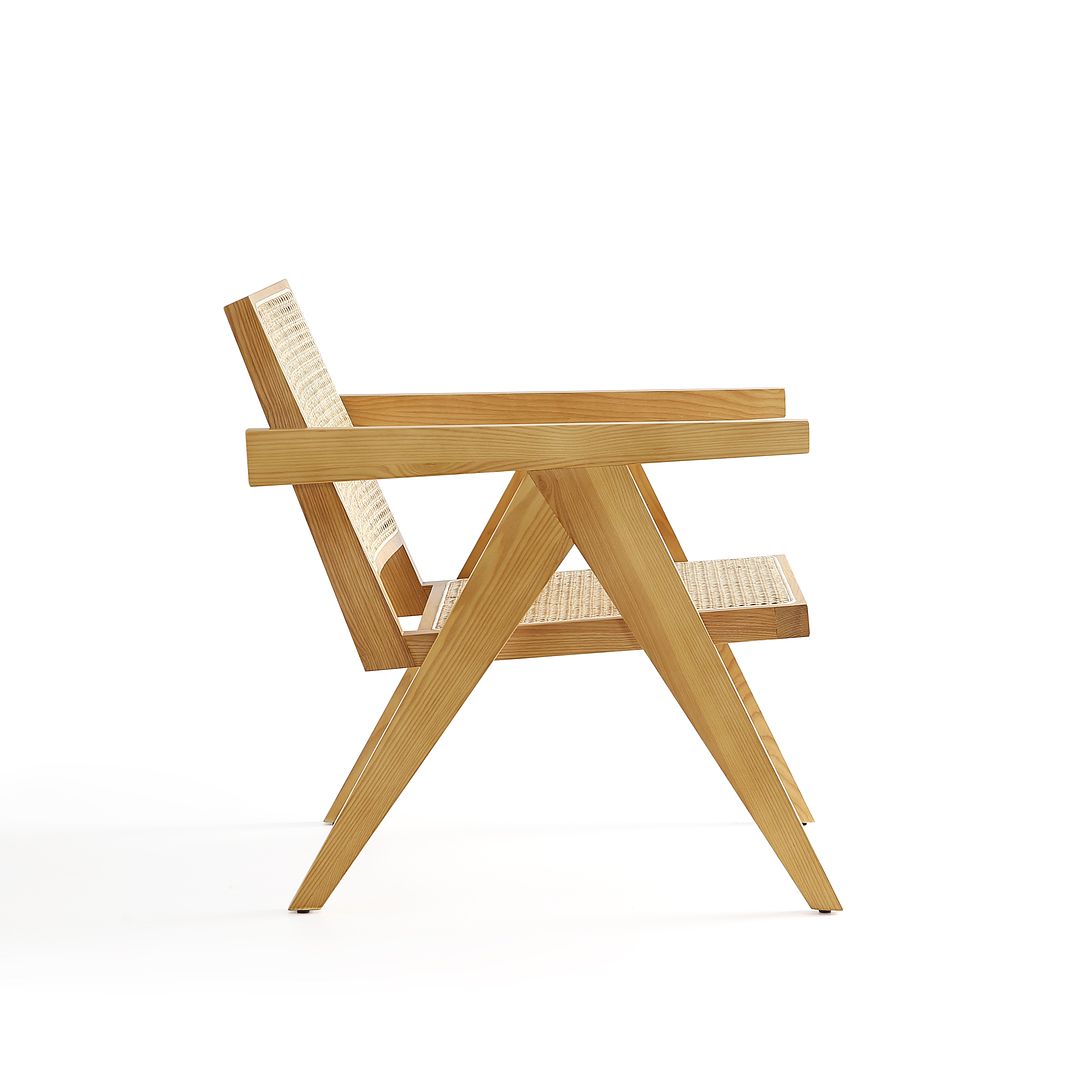 Manhattan Comfort Hamlet Cane Accent Chair