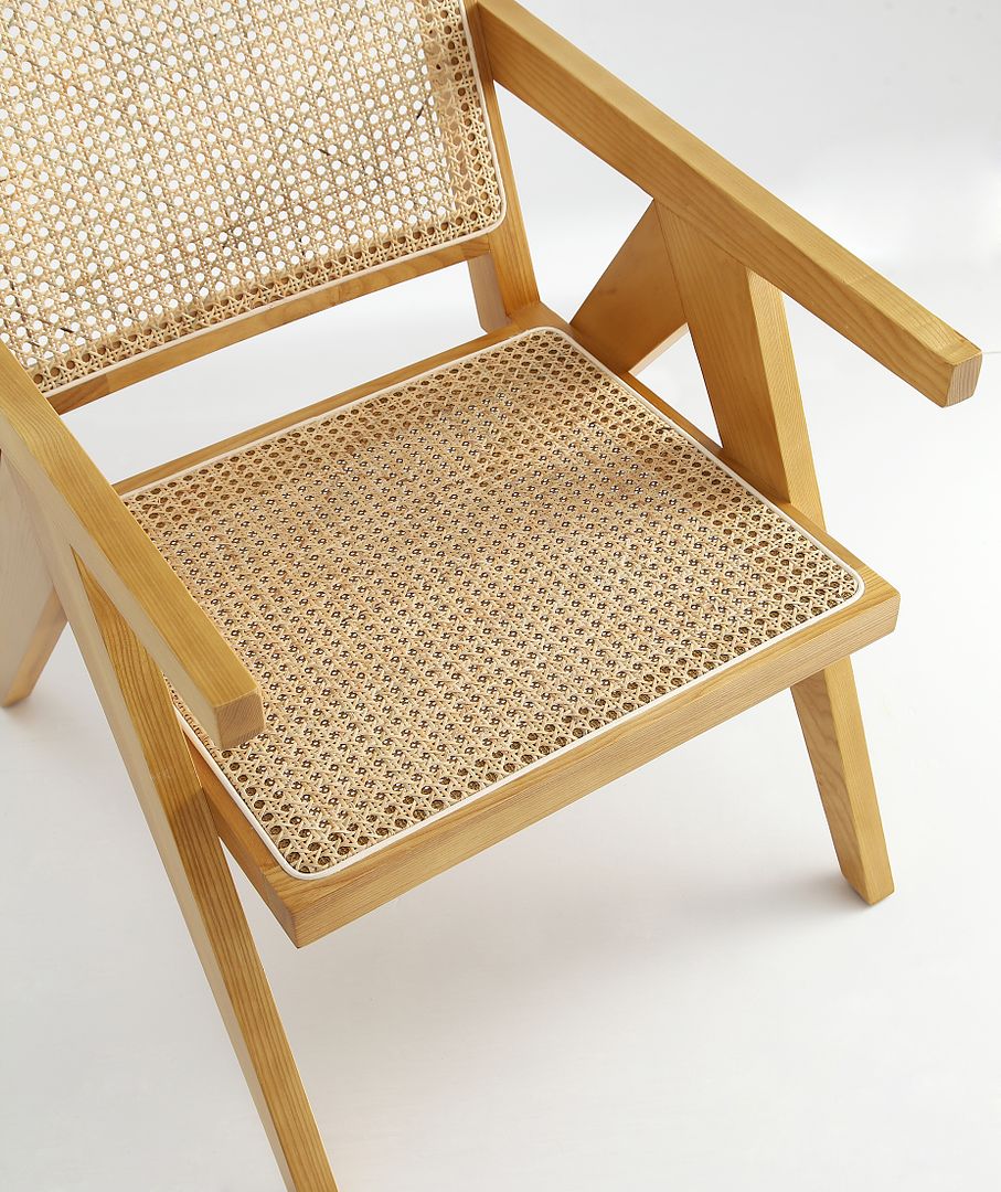 Manhattan Comfort Hamlet Cane Accent Chair