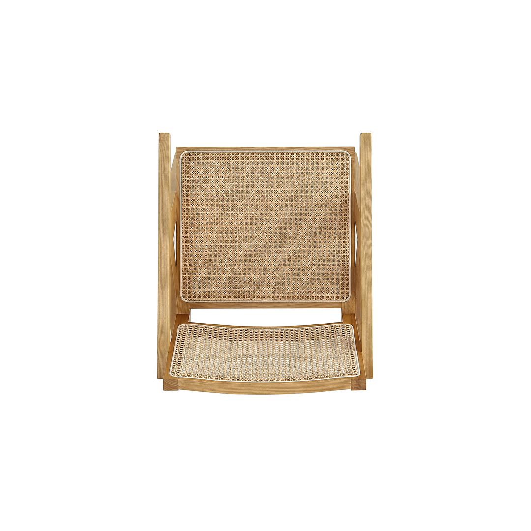 Manhattan Comfort Hamlet Cane Accent Chair