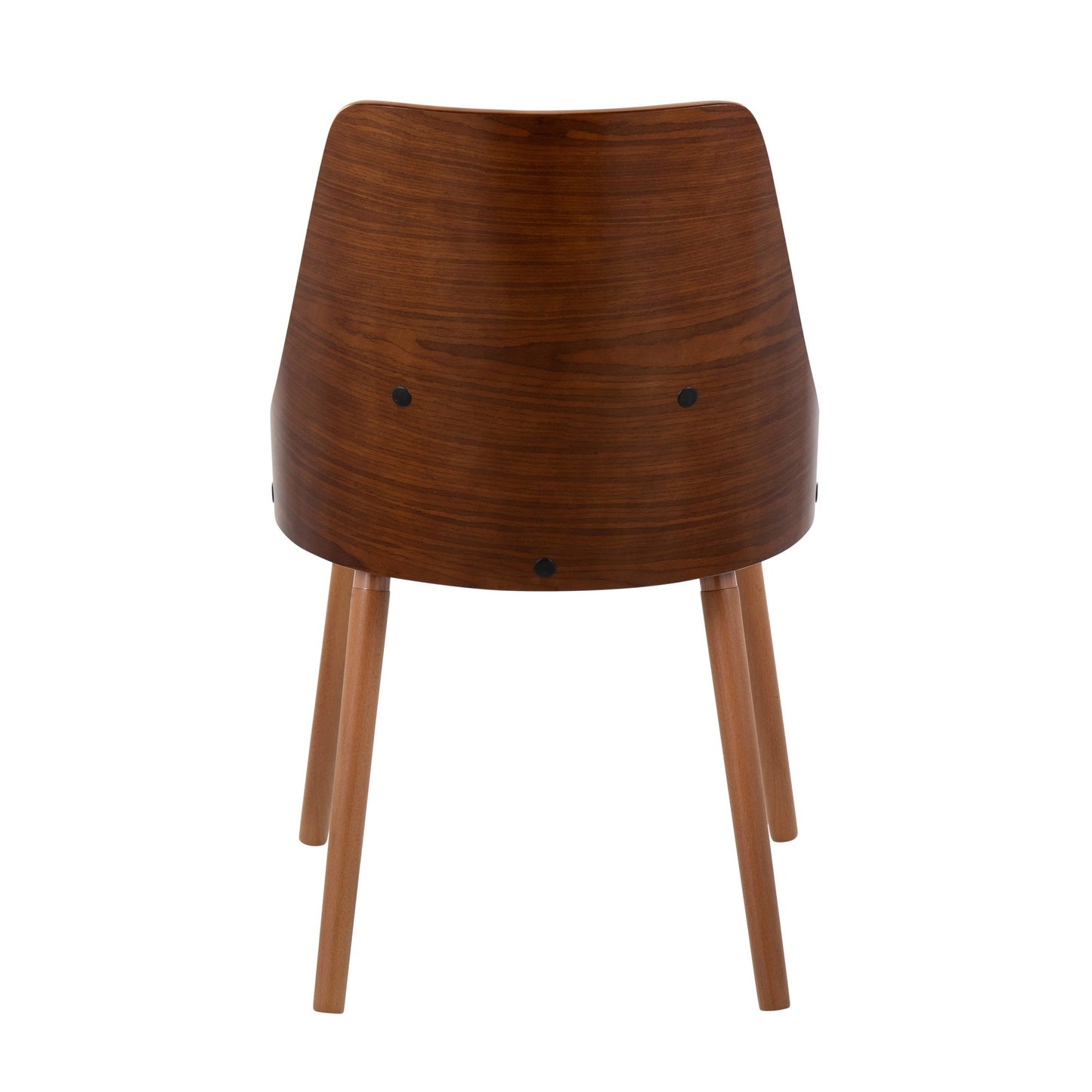 Mid-Century Modern Chair in Natural Wood and Cream Fabric by Majestic Office Furniture (Set of 2)