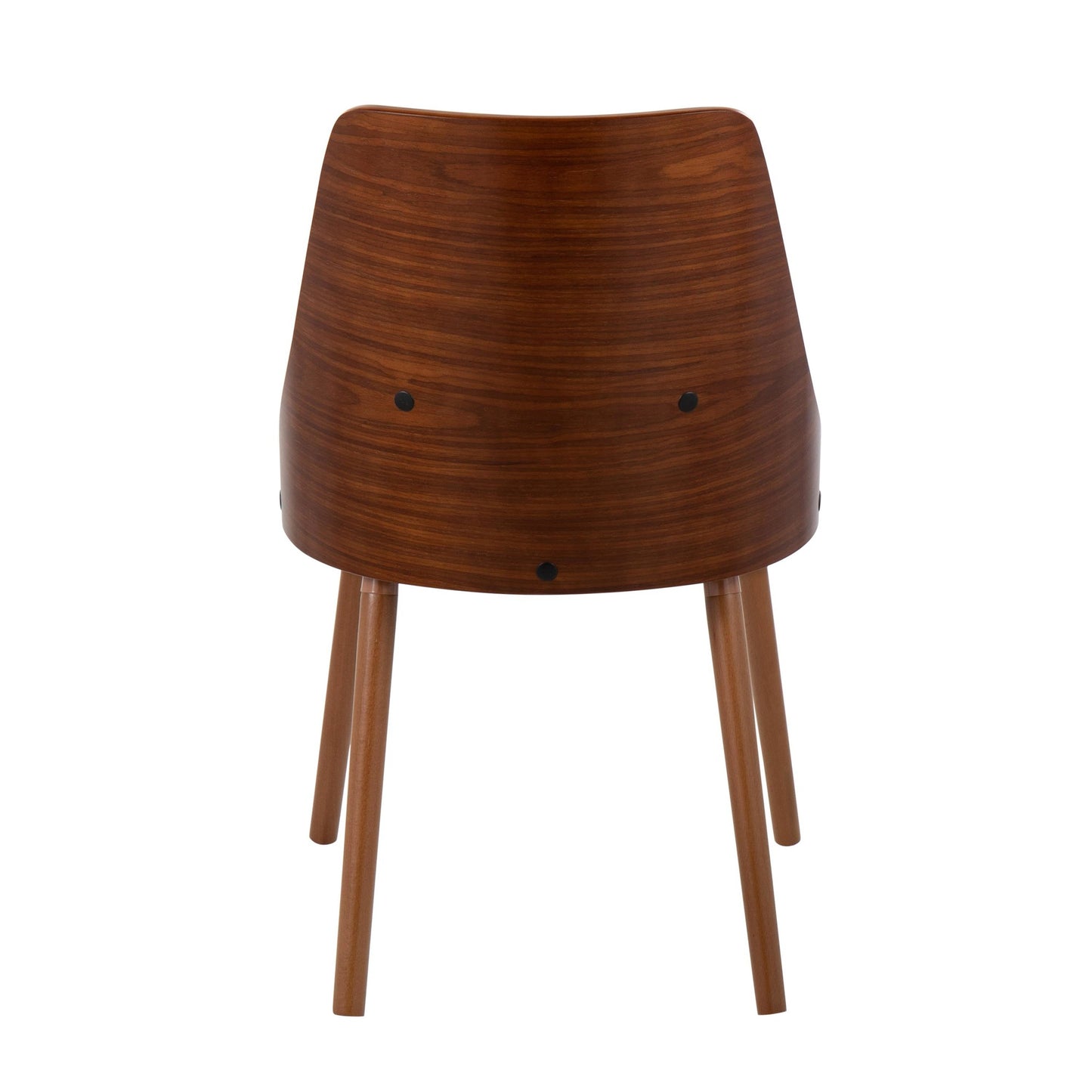 Mid-Century Modern Chair in Natural Wood and Cream Fabric by Majestic Office Furniture (Set of 2)