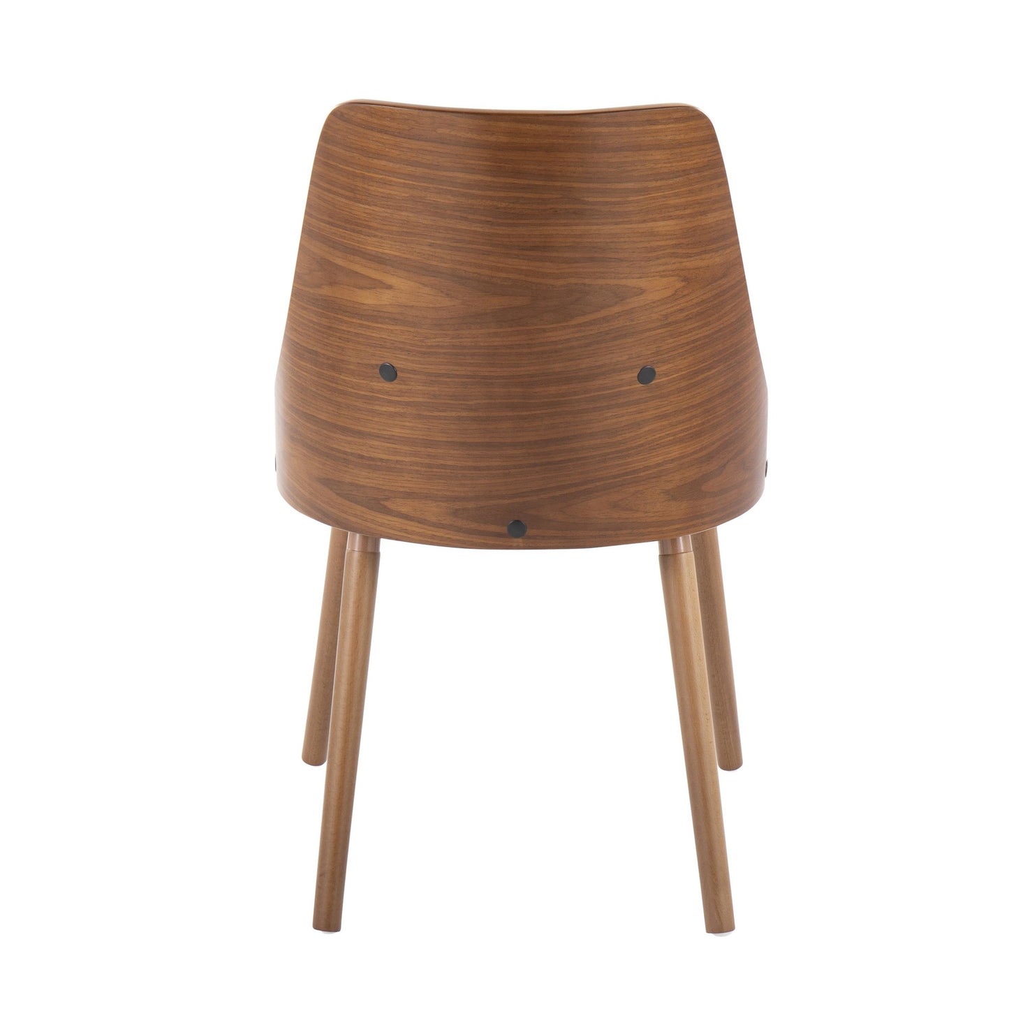 Mid-Century Modern Chair in Natural Wood and Cream Fabric by Majestic Office Furniture (Set of 2)