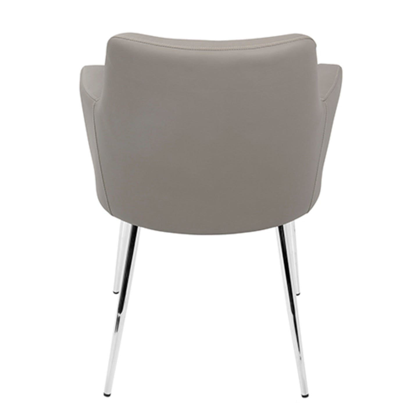 Andrew Contemporary Dining/Accent Chair in Gold Metal and Black Velvet - Set of 2