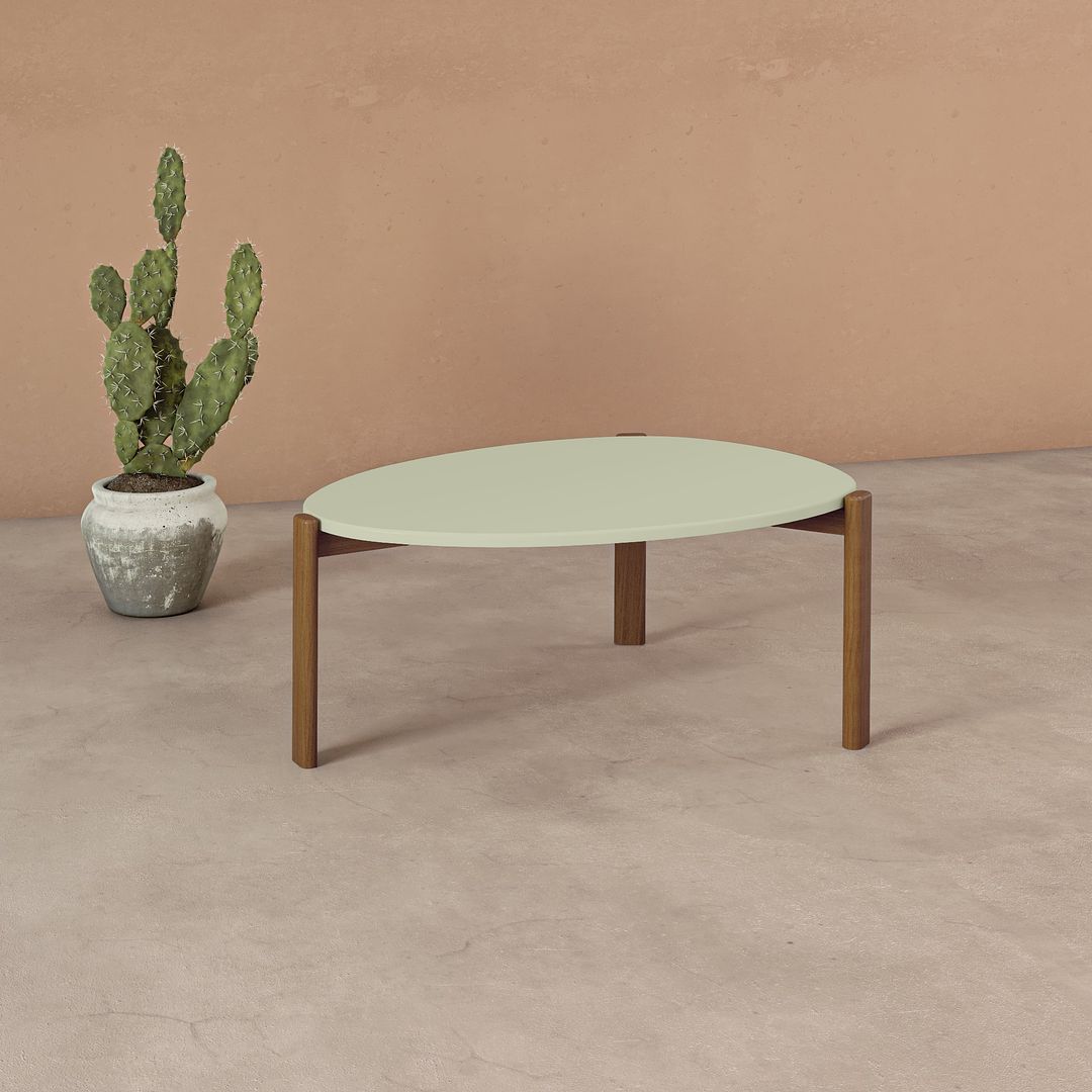 Manhattan Comfort Gales Coffee Table, End Table