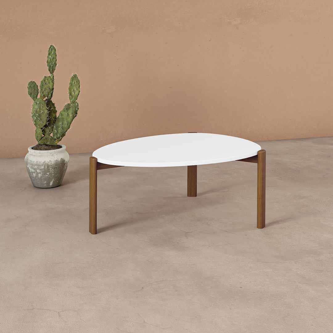 Manhattan Comfort Gales Coffee Table, End Table