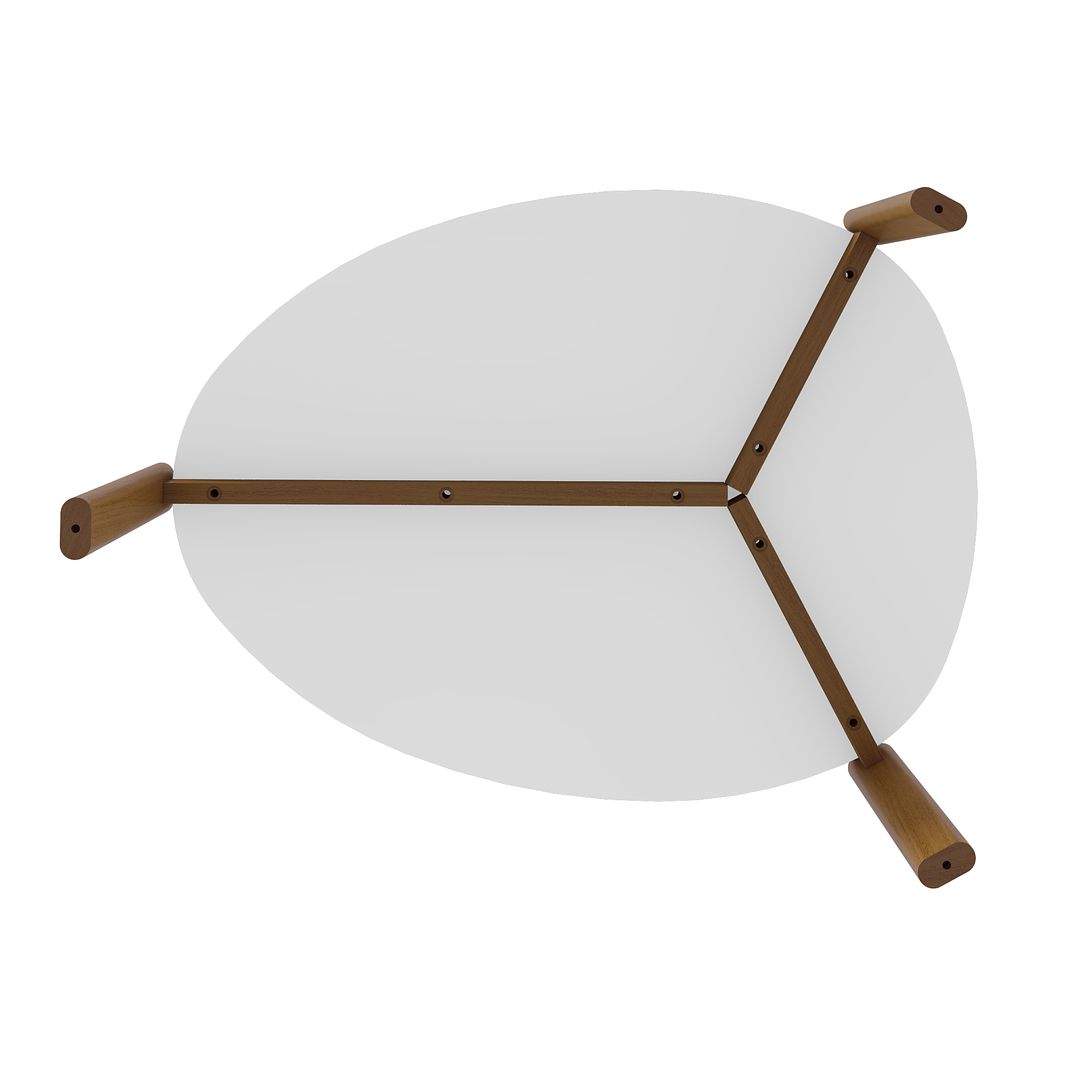 Manhattan Comfort Gales Coffee Table, End Table