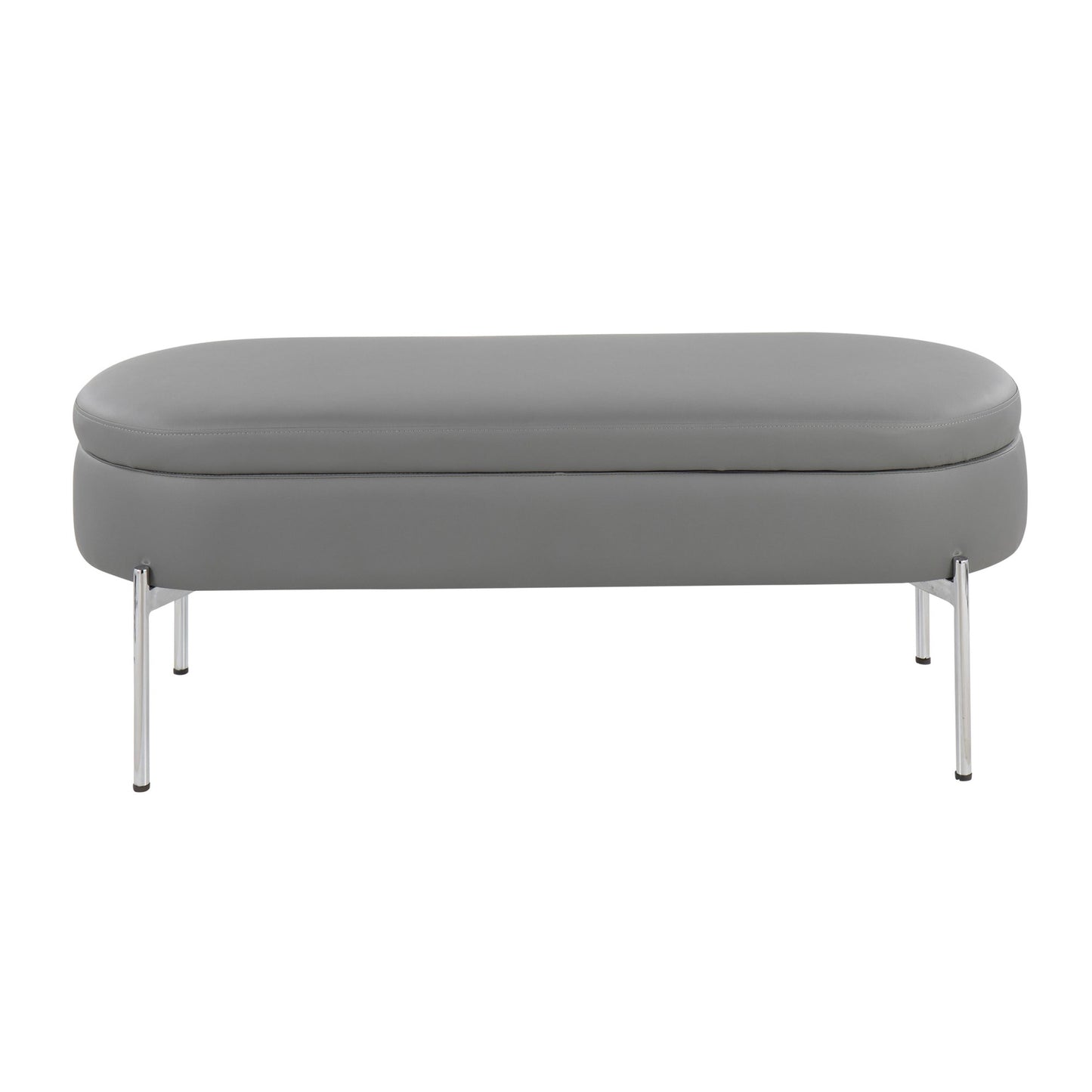 Majestic Office Furniture Contemporary/Glam Storage Bench in Gold Metal and Black Velvet