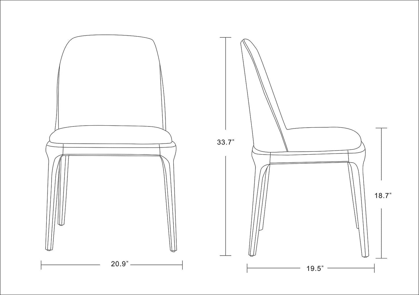 Manhattan Comfort Courding Dining Chair