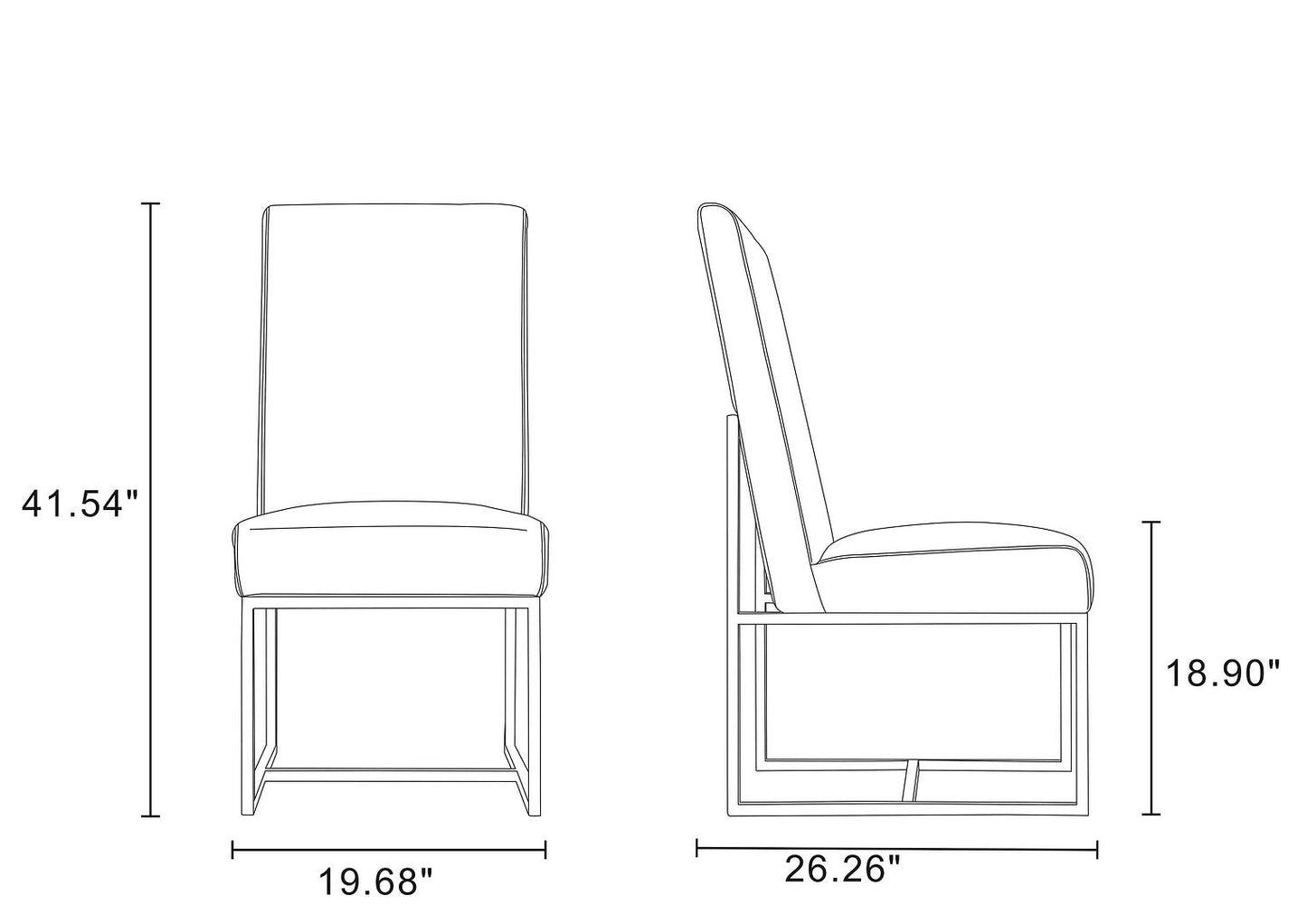Manhattan Comfort Element Dining Chair