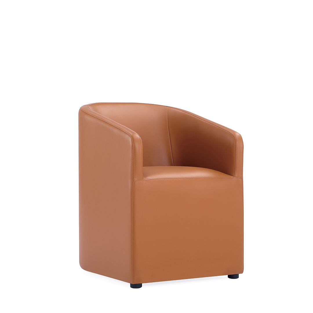 Manhattan Comfort Anna Round Dining Armchair