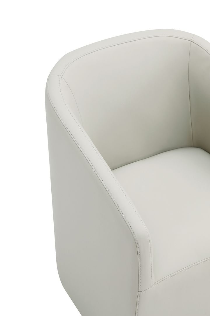 Manhattan Comfort Anna Round Dining Armchair