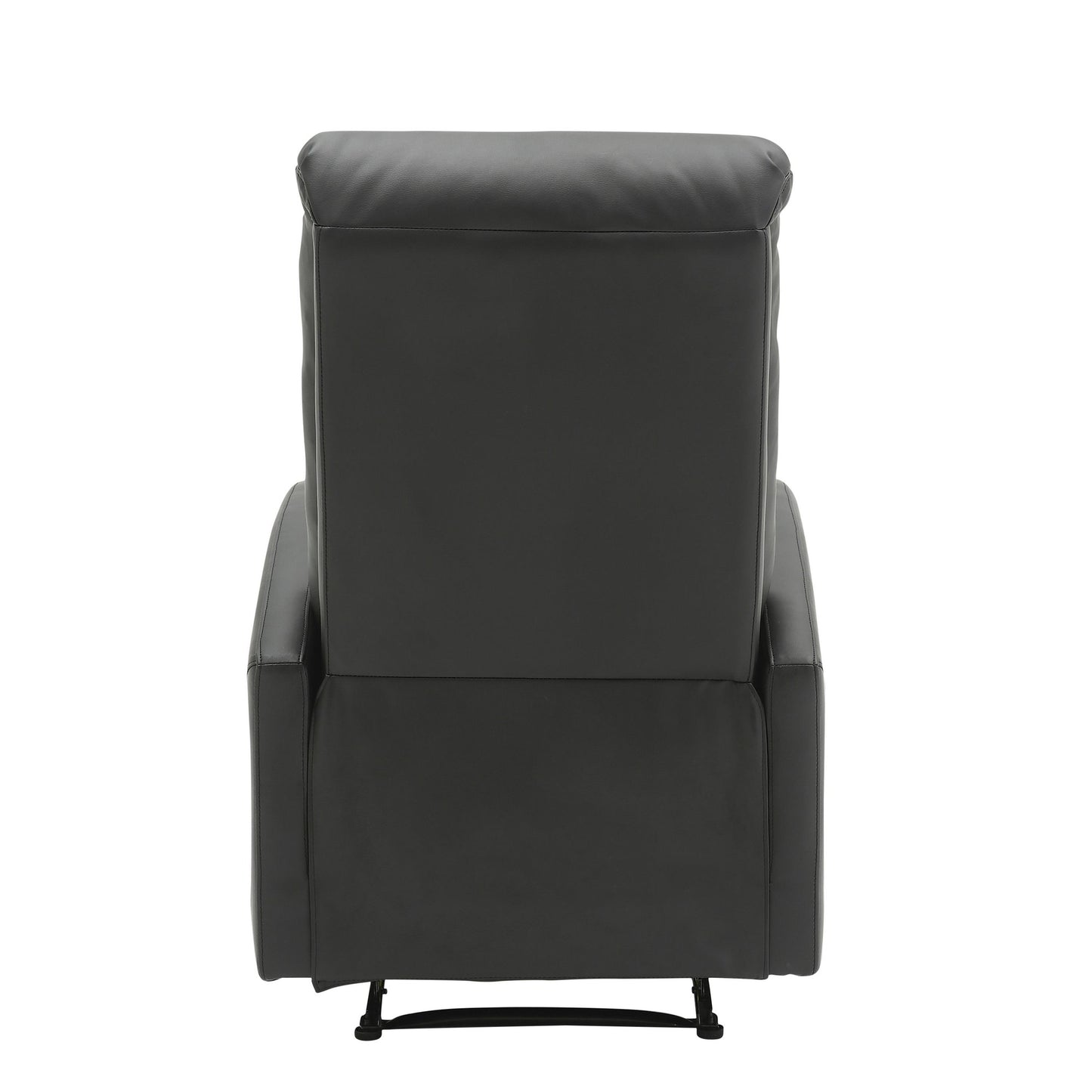 Majestic Office Furniture Contemporary Recliner Chair in Beige Faux Leather
