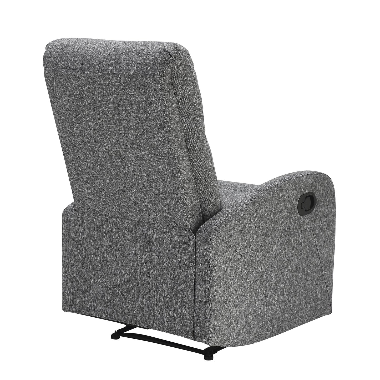 Majestic Office Furniture Contemporary Recliner Chair in Beige Faux Leather