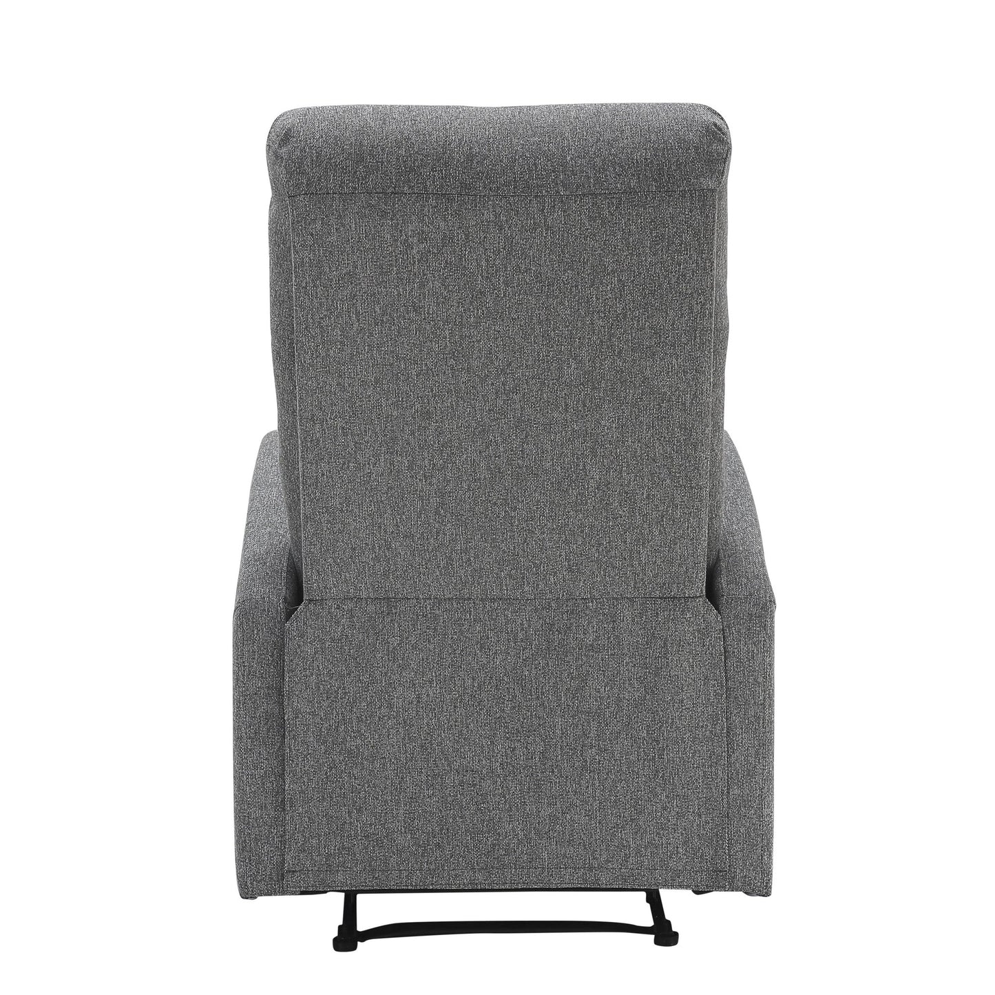Majestic Office Furniture Contemporary Recliner Chair in Beige Faux Leather
