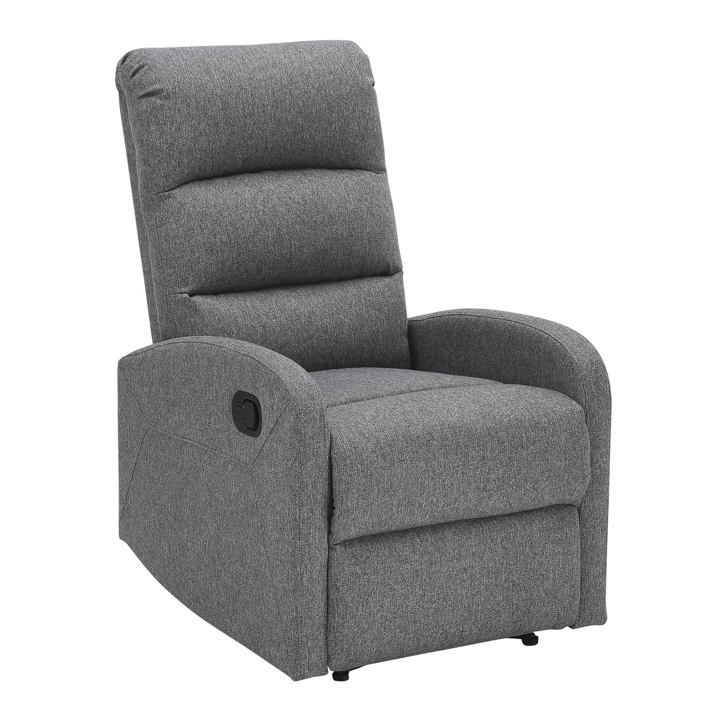 Majestic Office Furniture Contemporary Recliner Chair in Beige Faux Leather