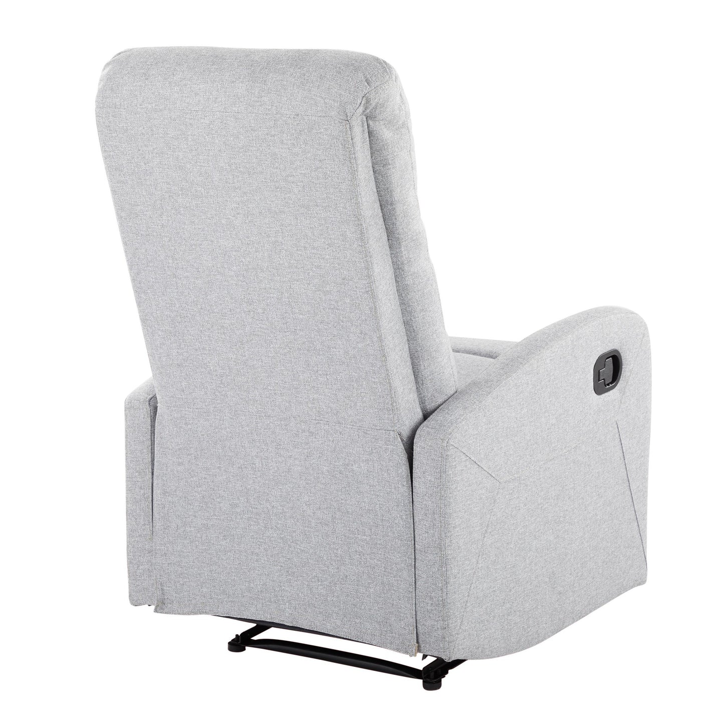 Majestic Office Furniture Contemporary Recliner Chair in Beige Faux Leather