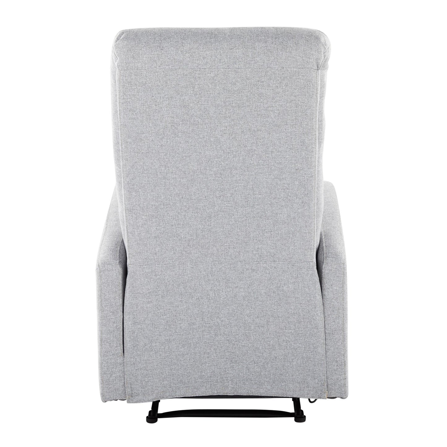 Majestic Office Furniture Contemporary Recliner Chair in Beige Faux Leather
