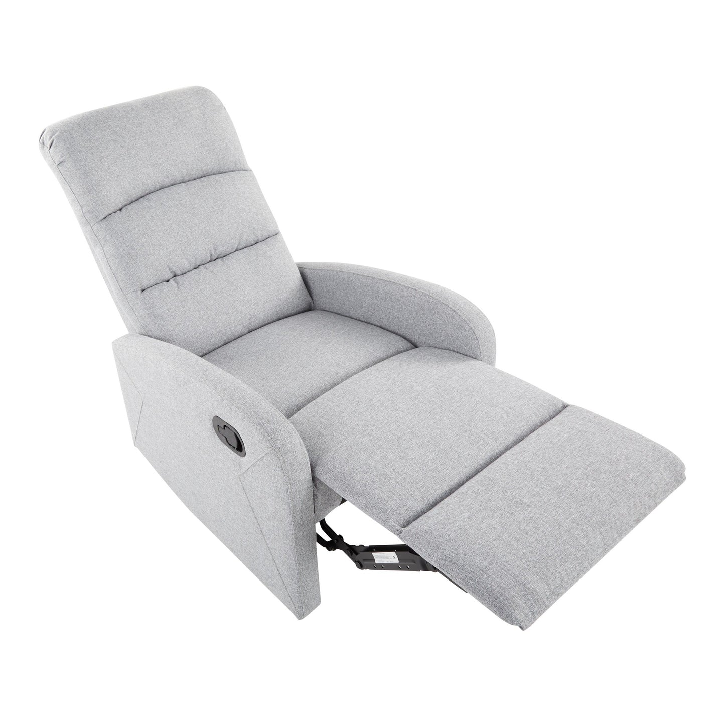 Majestic Office Furniture Contemporary Recliner Chair in Beige Faux Leather