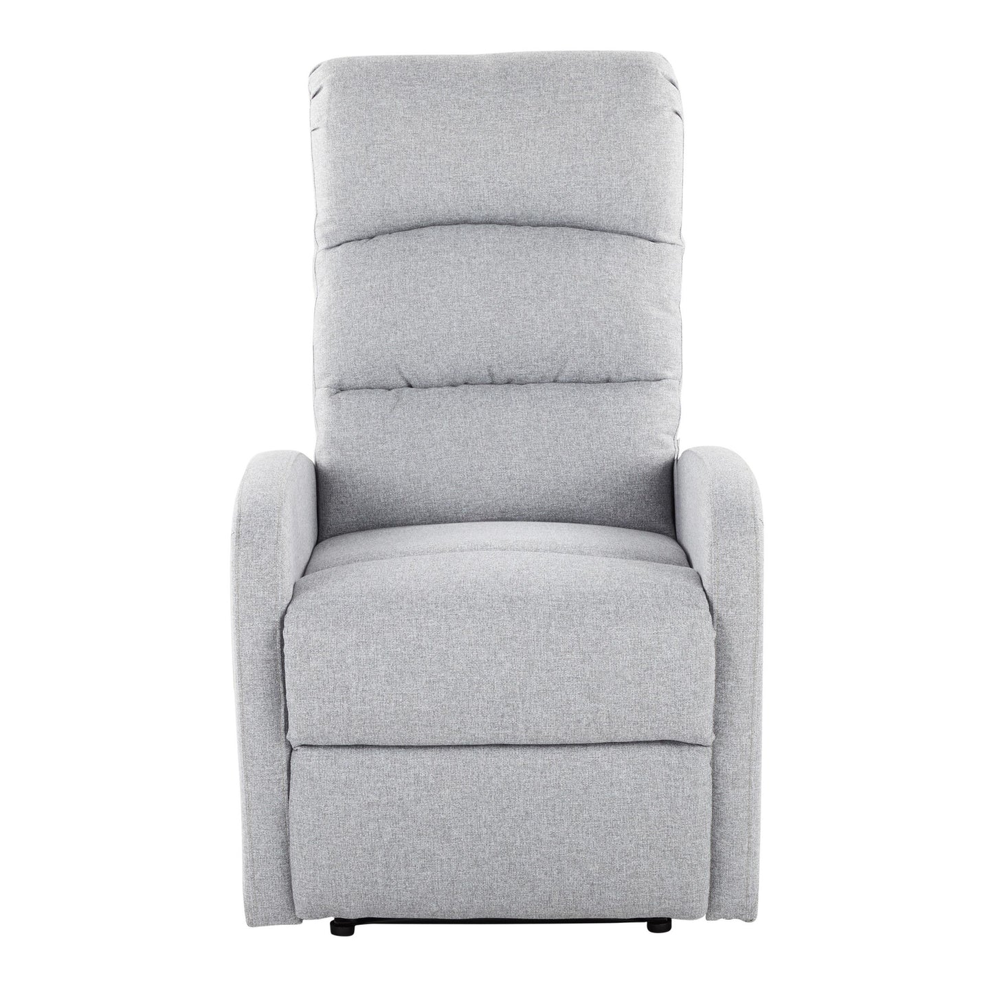 Majestic Office Furniture Contemporary Recliner Chair in Beige Faux Leather