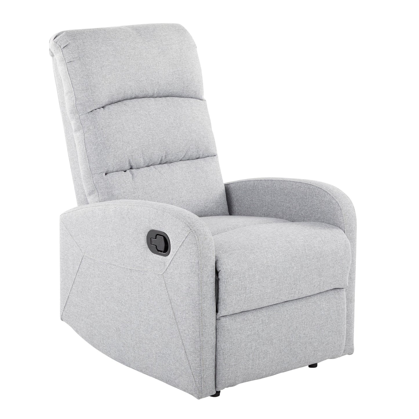 Majestic Office Furniture Contemporary Recliner Chair in Beige Faux Leather