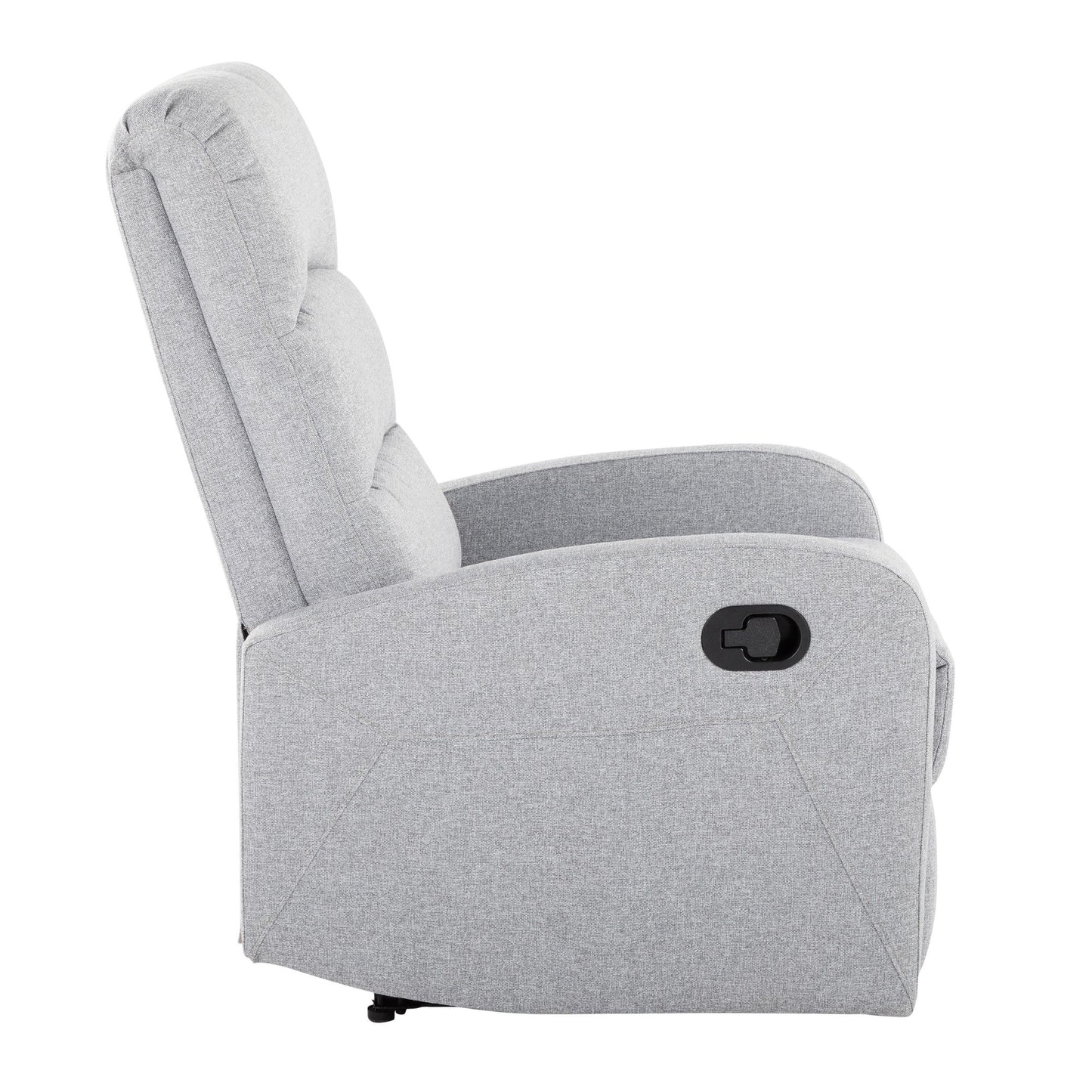 Majestic Office Furniture Contemporary Recliner Chair in Beige Faux Leather