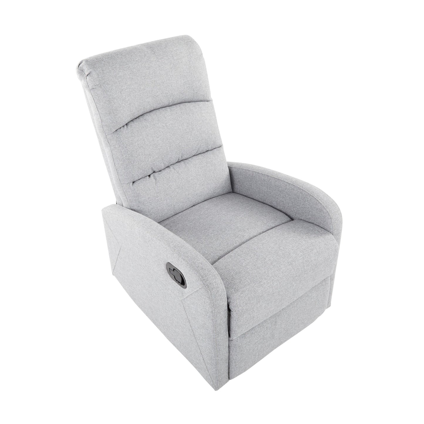 Majestic Office Furniture Contemporary Recliner Chair in Beige Faux Leather