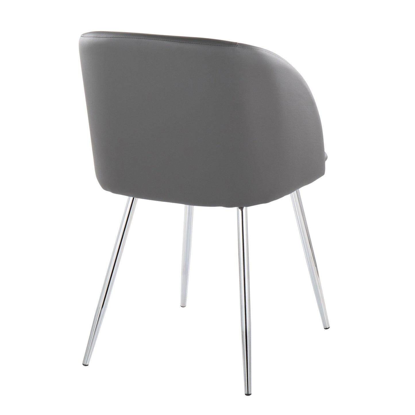 Majestic Office Furniture Contemporary Chair in Gold Metal and Black Velvet - Set of 2
