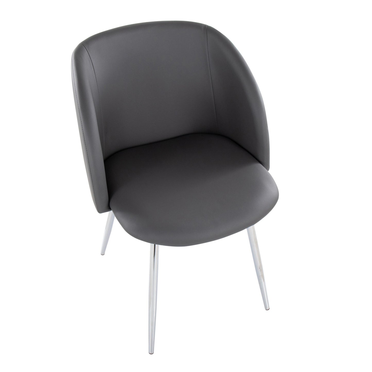 Majestic Office Furniture Contemporary Chair in Gold Metal and Black Velvet - Set of 2