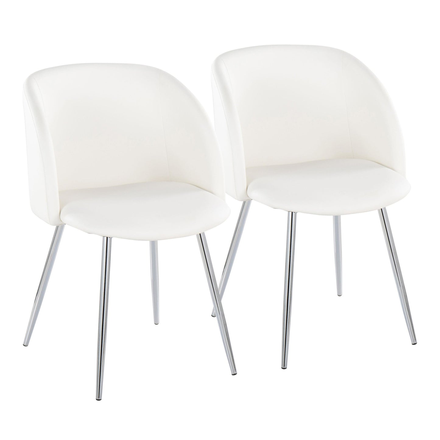 Majestic Office Furniture Contemporary Chair in Gold Metal and Black Velvet - Set of 2