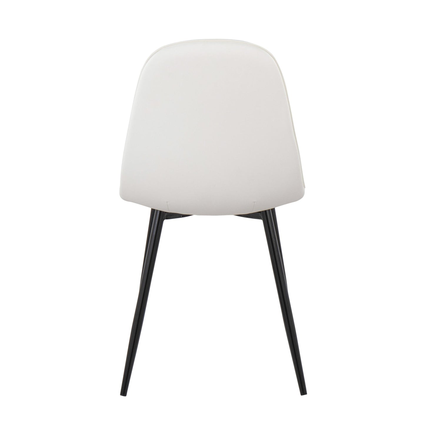 Majestic Office Furniture Contemporary Chair in Gold Steel and Beige Fabric - Set of 2