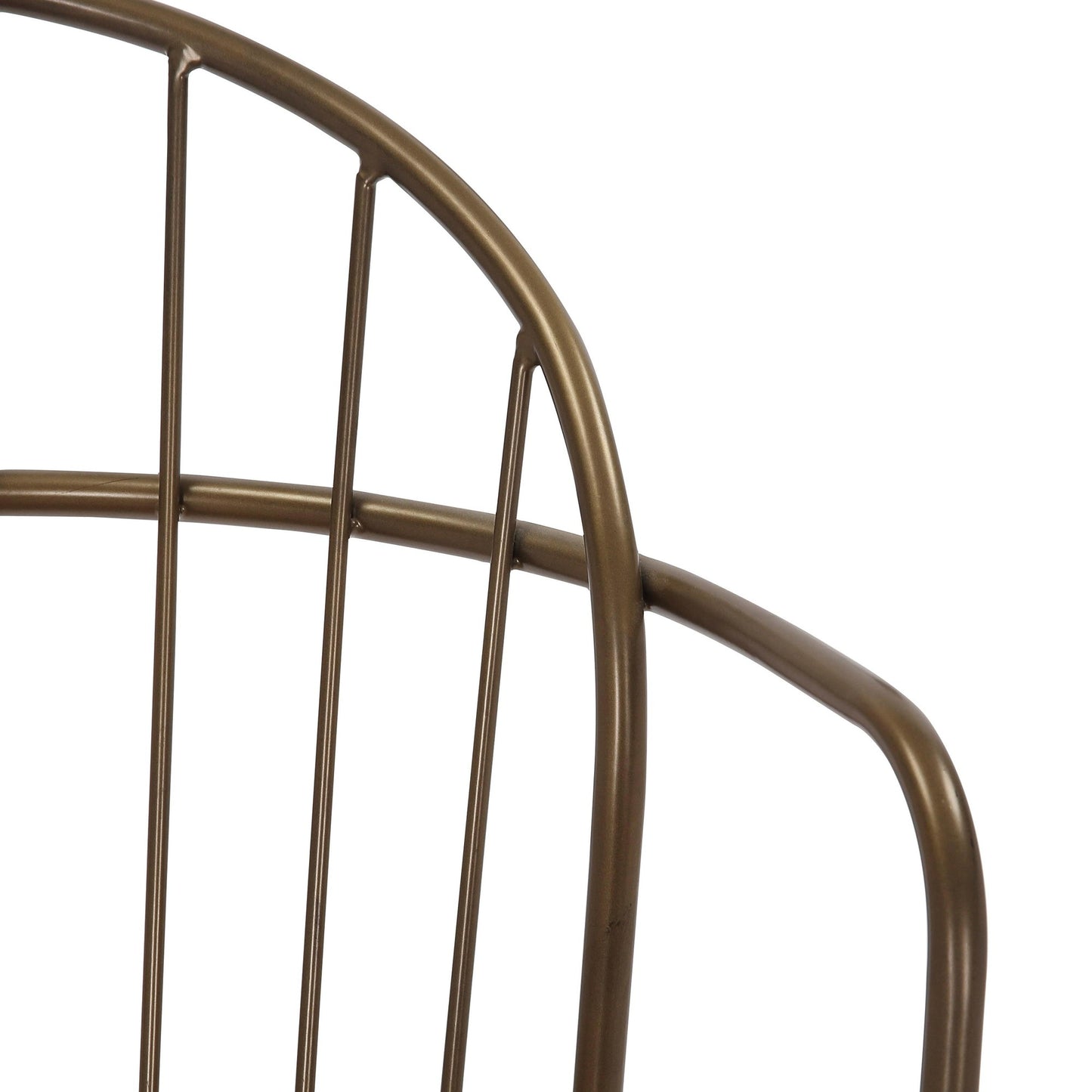 Majestic Office Furniture Industrial Chair in Dark Walnut Wood and Black Metal