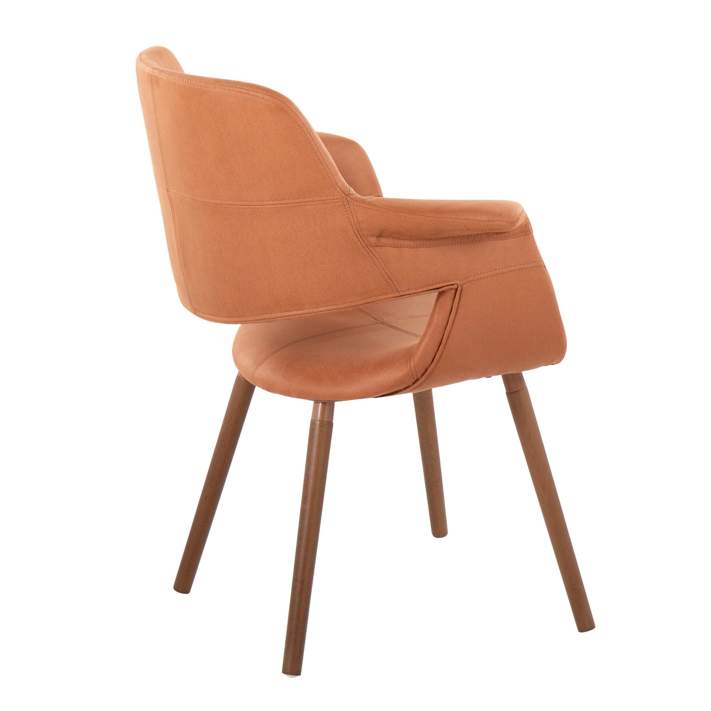 Vintage Flair Glam/Art Deco Chair in Gold Metal and Cream Fabric by Majestic Office Furniture - Set of 2