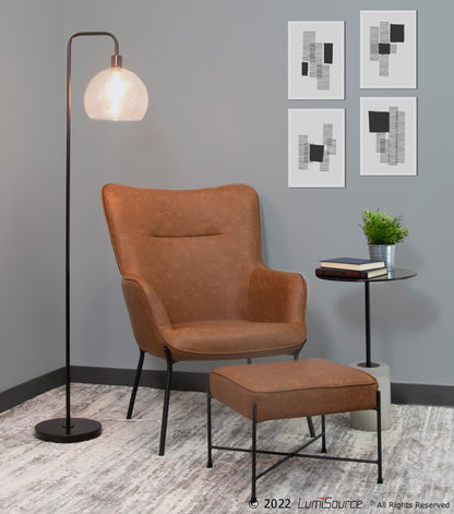 Lumisource Izzy Lounge Chair + Ottoman Set
