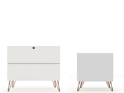 Manhattan Comfort 2-Piece Rockefeller Dresser and Nightstand