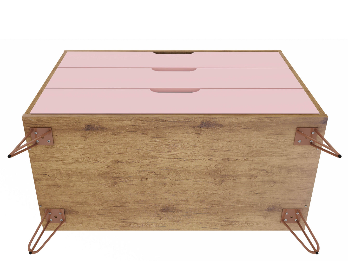 Manhattan Comfort 2-Piece Rockefeller Dresser and Nightstand