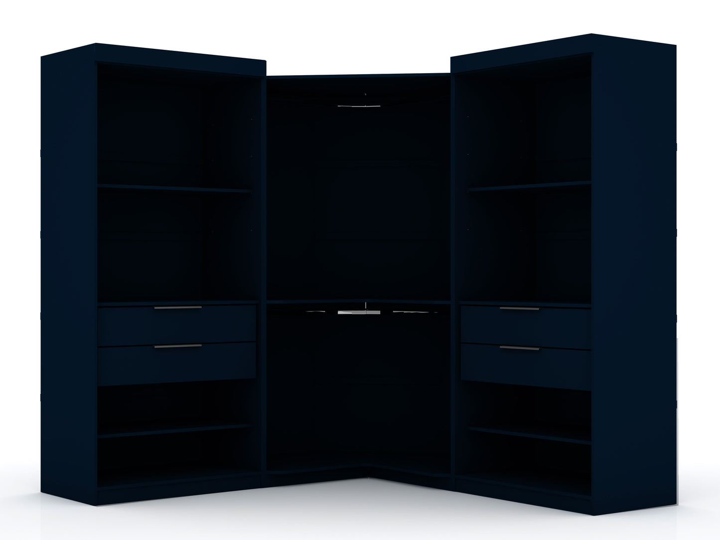 Manhattan Comfort Mulberry Wardrobe/ Armoire/ Closet - Set of 3