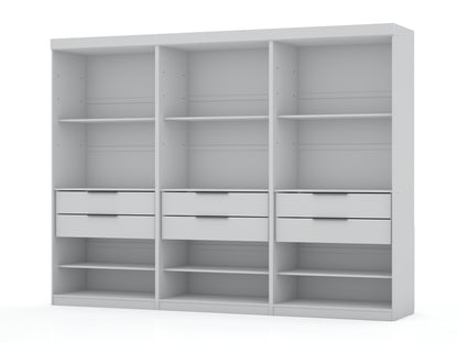 Manhattan Comfort Mulberry Wardrobe/ Armoire/ Closet - Set of 3