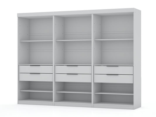 Manhattan Comfort Mulberry Wardrobe/ Armoire/ Closet - Set of 3