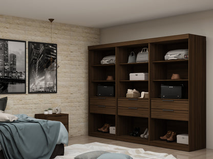 Manhattan Comfort Mulberry Wardrobe/ Armoire/ Closet - Set of 3