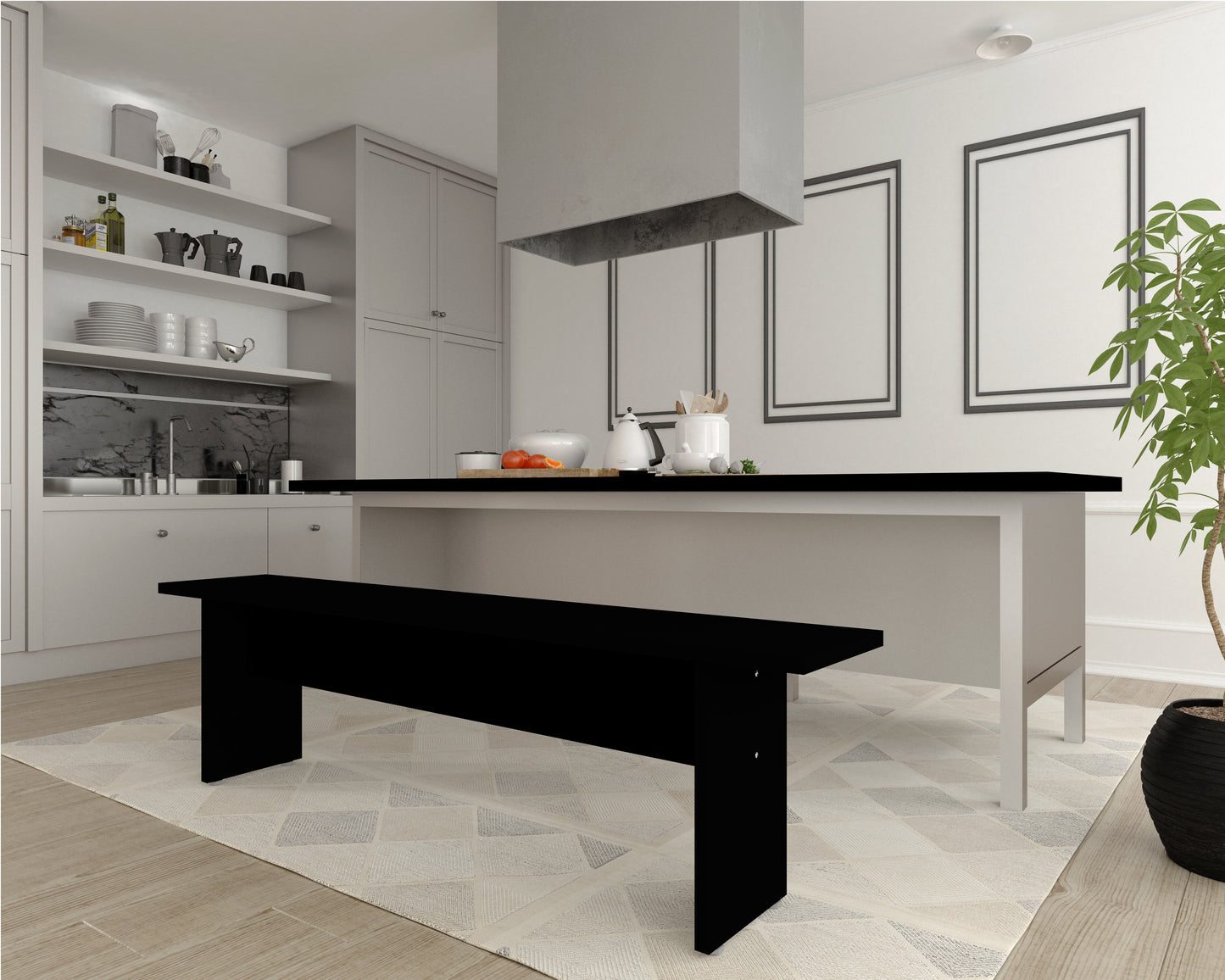 Manhattan Comfort Nomad Dining Bench