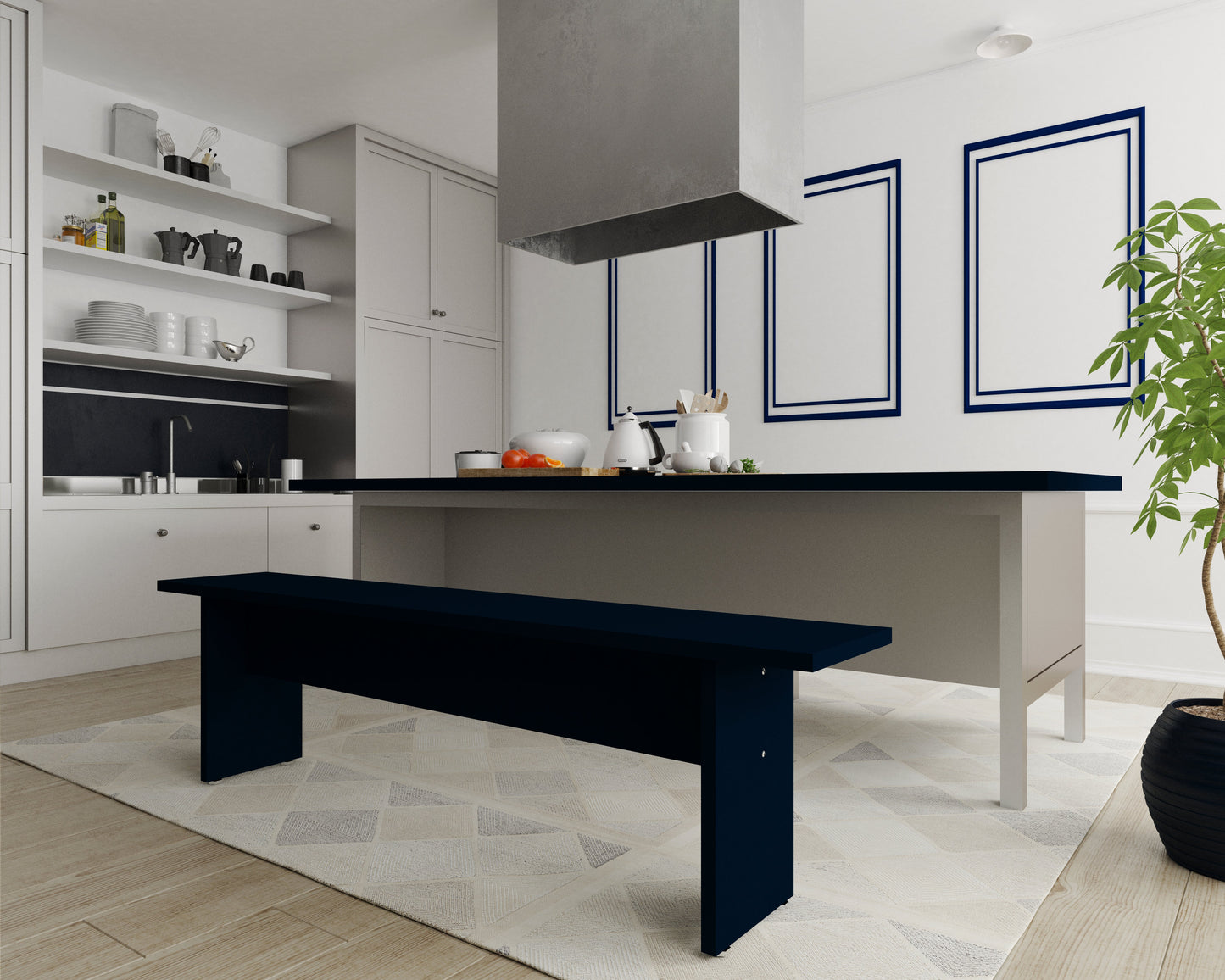 Manhattan Comfort Nomad Dining Bench