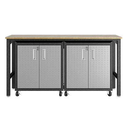 Manhattan Comfort 3-Piece Fortress Garage Set