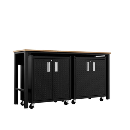 Manhattan Comfort 3-Piece Fortress Garage Set