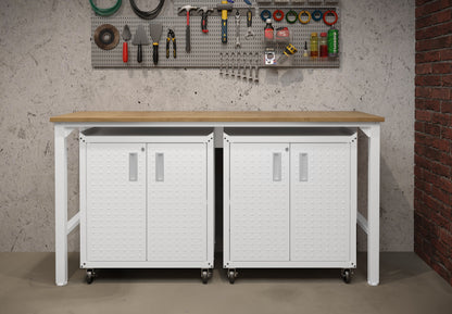 Manhattan Comfort 3-Piece Fortress Garage Set
