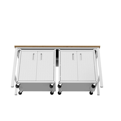 Manhattan Comfort 3-Piece Fortress Garage Set