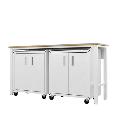 Manhattan Comfort 3-Piece Fortress Garage Set