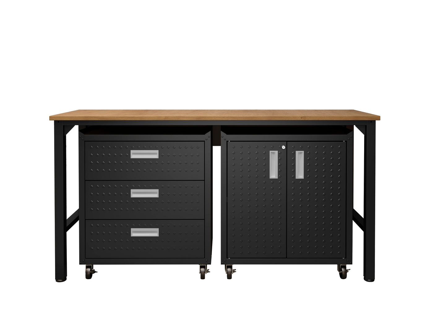 Manhattan Comfort 3-Piece Fortress Garage Set
