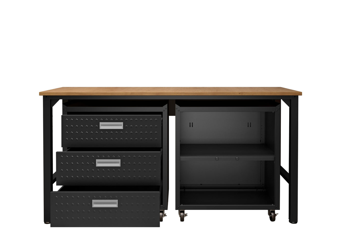 Manhattan Comfort 3-Piece Fortress Garage Set