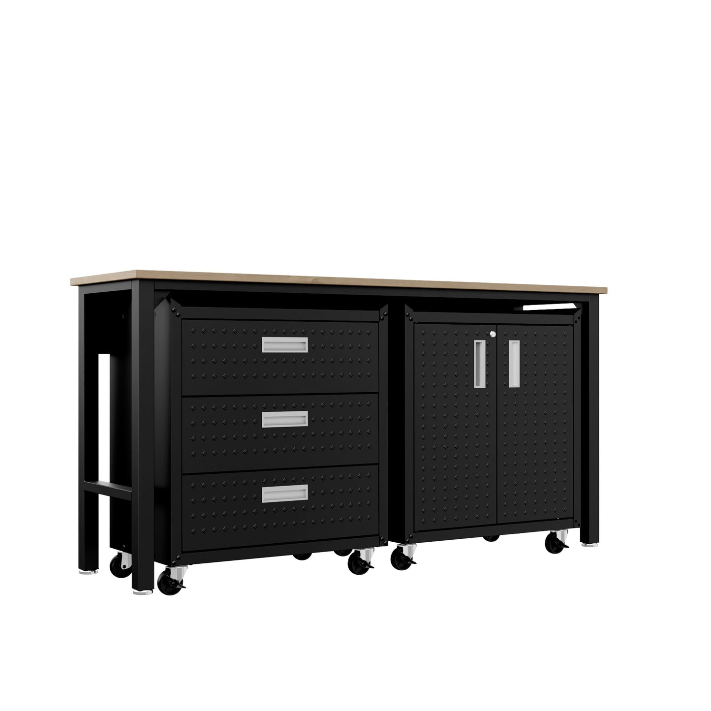 Manhattan Comfort 3-Piece Fortress Garage Set